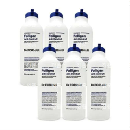 닥터포헤어 폴리젠 비듬 각질케어 샴푸 500ml 6개 Ss