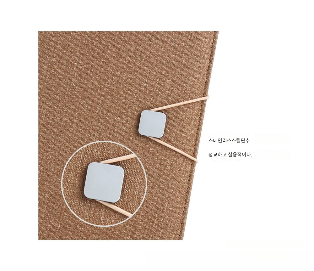 A5绑带金属扣活页本