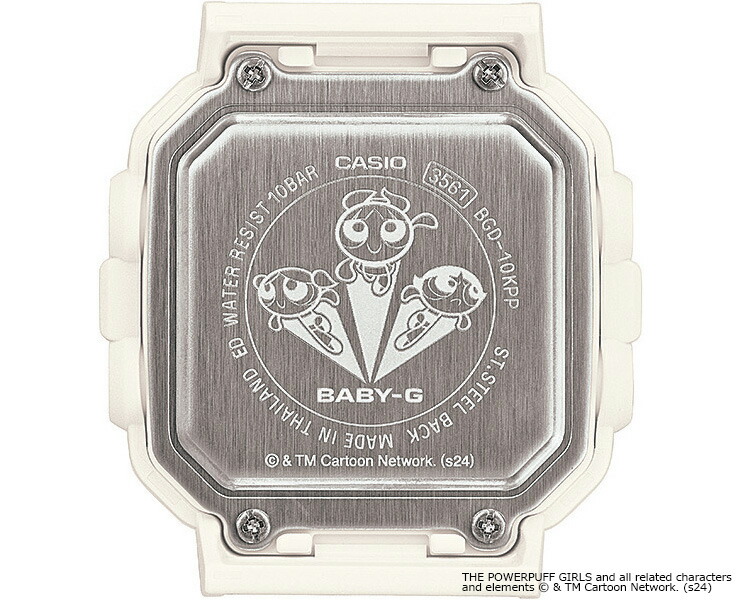 카시오 CASIO 베이비지 파워퍼프걸 콜라보 손목시계 BGD-10KPP-7JR - 상세 이미지 5