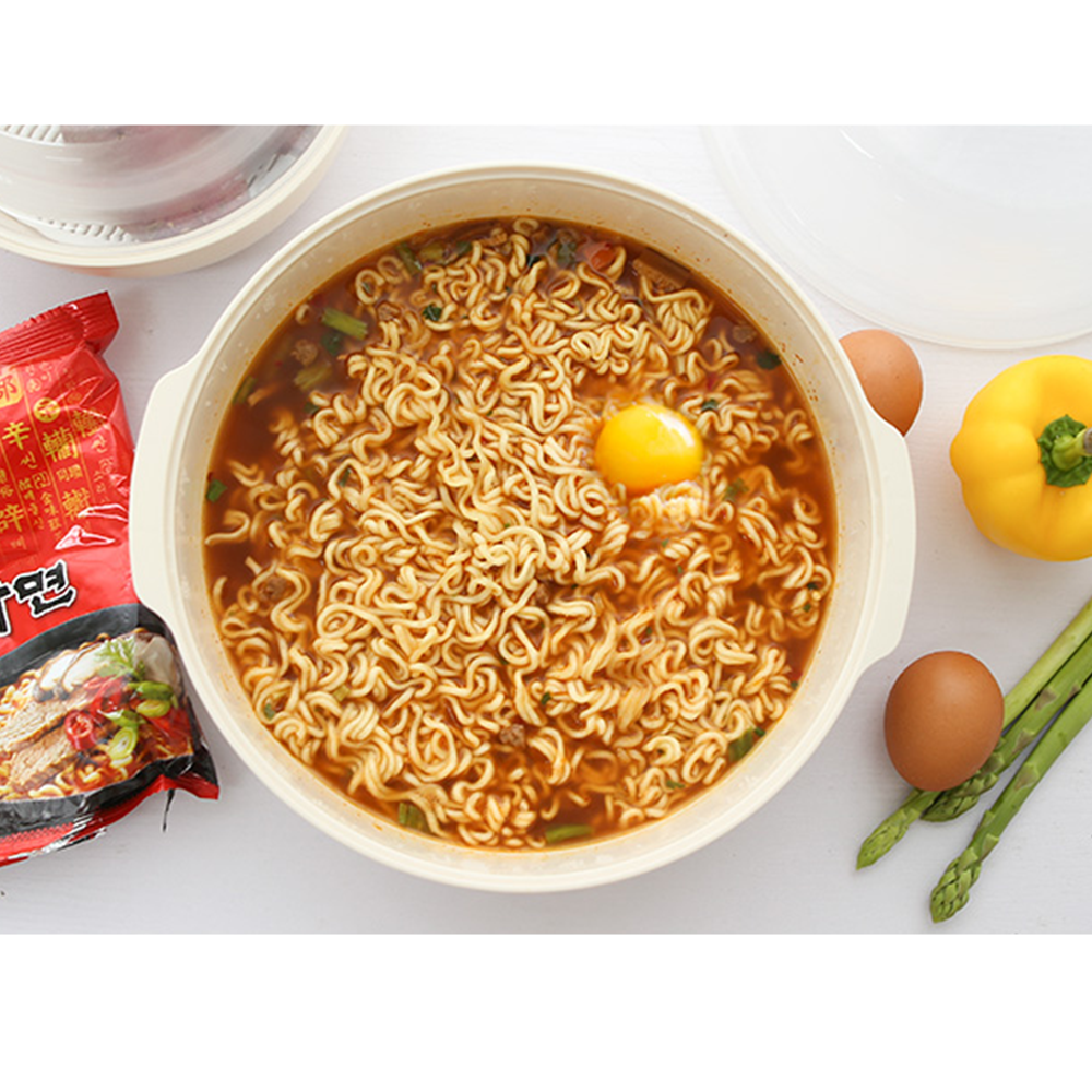 전자렌지용라면용기 계란찜 만두 전자레인지용 찜기 대형 - 상세 이미지 4