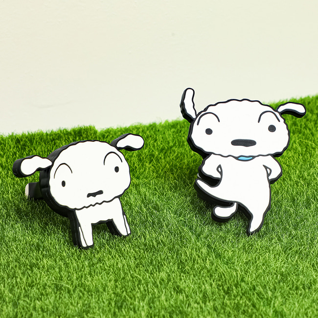 짱구 흰둥이 방향제 댄스 강아지 실리콘 차량용 탈취제 자동차 디퓨저 - 상세 이미지 4