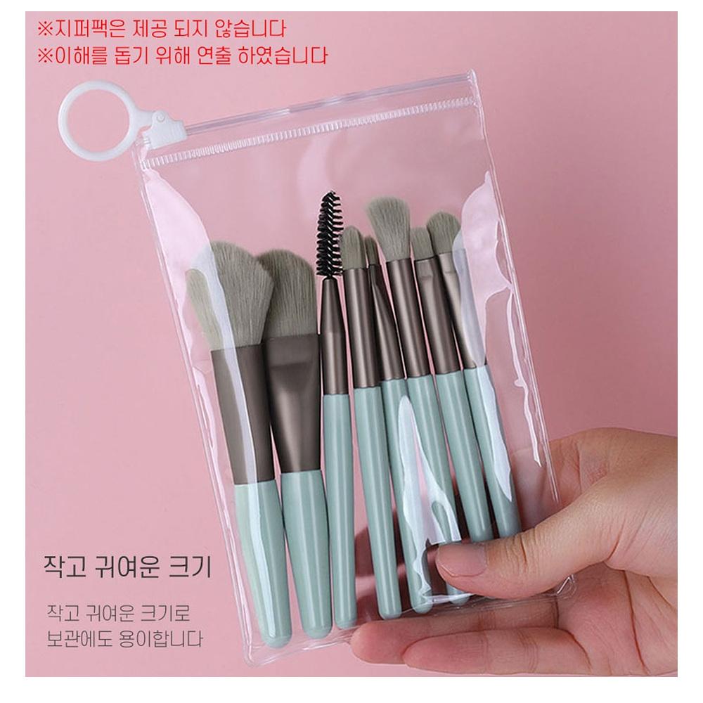 미니브러쉬세트  휴대용 화장브러쉬 쉐도우브러쉬 메이크업붓 - 상세 이미지 3