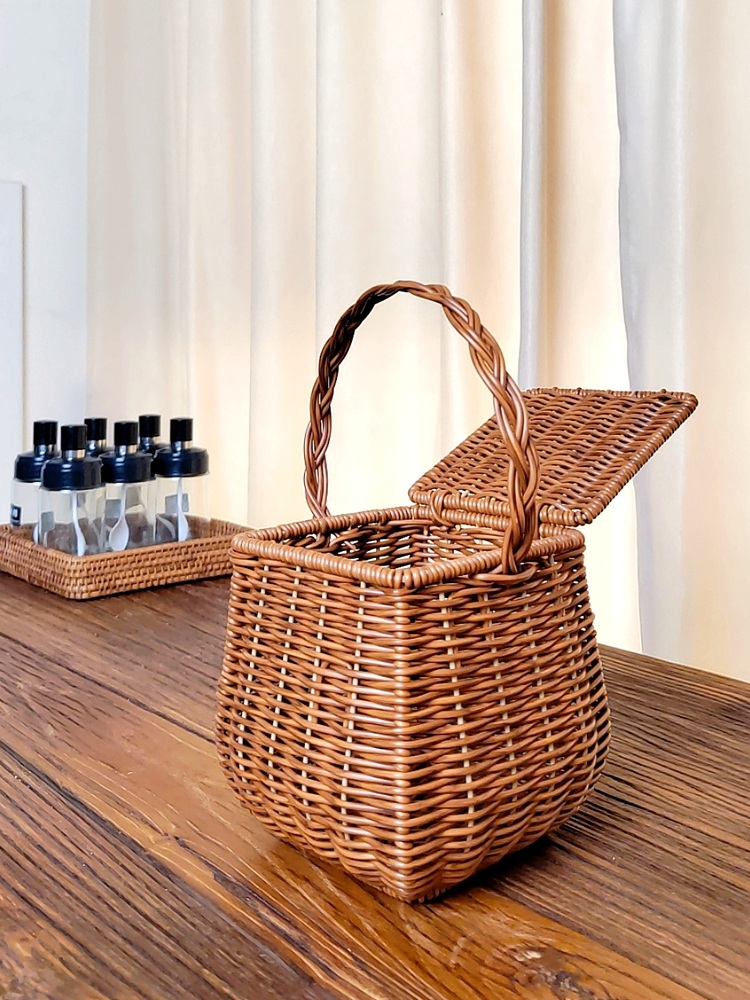 피크닉 라탄 가방 백 수제 핸드메이드 토트백 여름 피크닉 야외