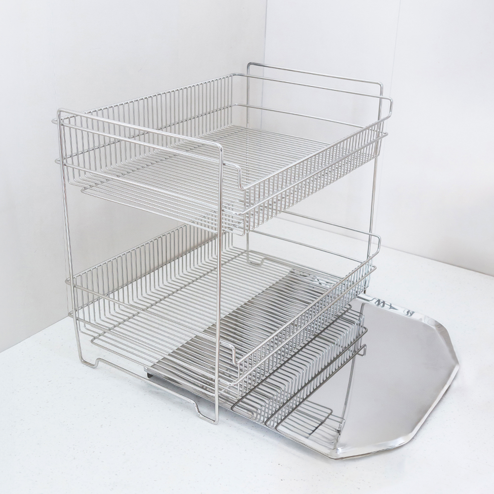 레토 올스텐 식기건조대 2단 물빠짐 주방 설거지 그릇 건조대
