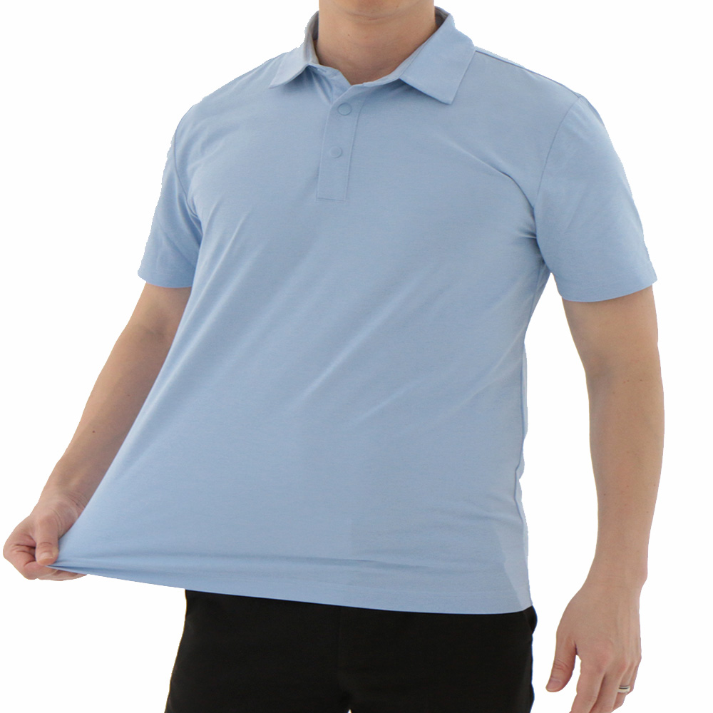 기능성 폴로 무지 남성 반팔 카라티 빅사이즈 카라티셔츠 - 상세 이미지 2