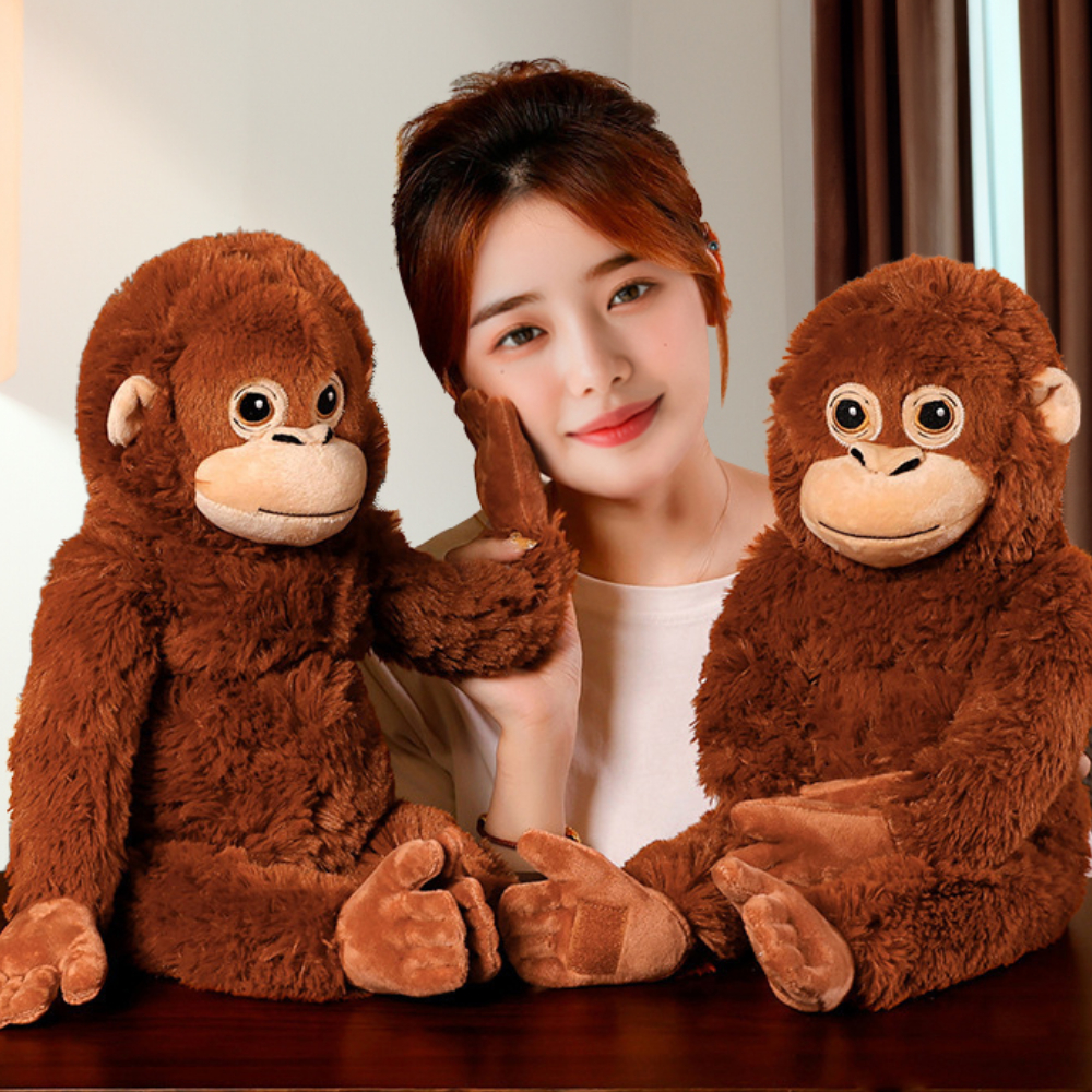 구쯔야 오랑우탄 큰 오랑이 대형 인형 수면 애착인형 선물 66cm 1+1 - 상세 이미지 3