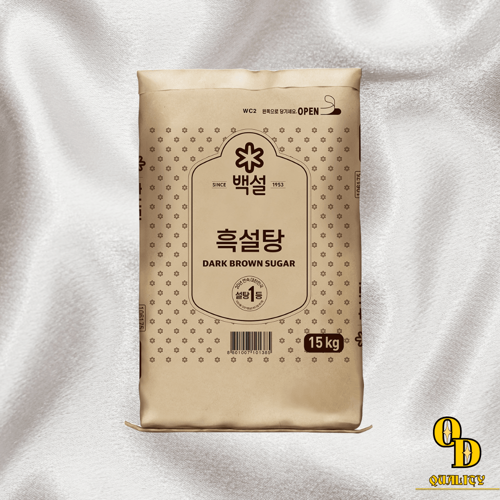 백설 흑설탕 흑당 대용량 업소용 15kg : 오더퀄리티