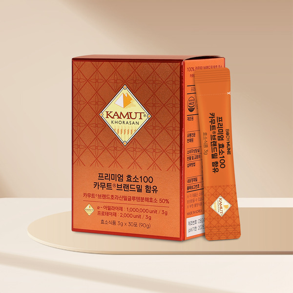 바디뮨 프리미엄 카무트 효소 100 3gx30포 역가수치100만 카무트브랜드밀함유 효소 효능 - 상세 이미지 2