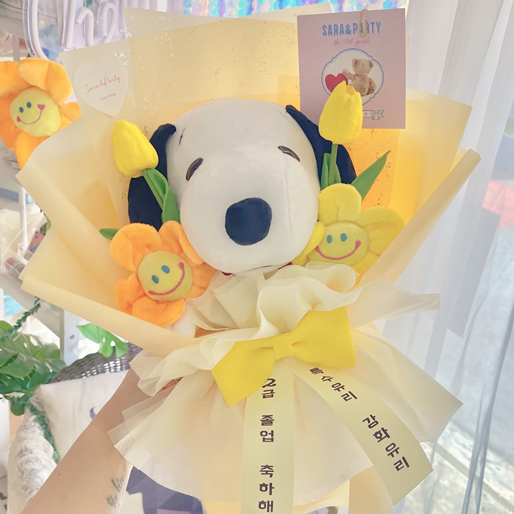 스누피 인형 꽃다발 졸업식 발표회 재롱잔치 여자친구선물 이미지 7