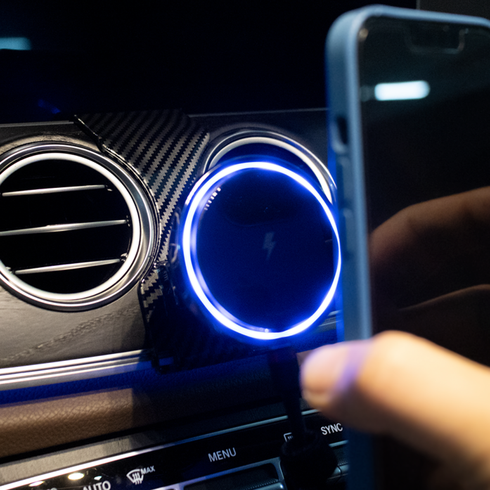 인사이드에디션 HALO Qi2.2 25W 초고속 차량용 맥세이프 무선충전기 냉각쿨링 Qi2.2