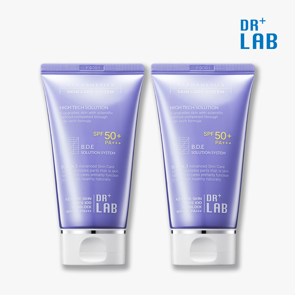 닥터랩 아줄렌 스킨 세이프 100 선블럭 (SPF50+) PA3 100ml 2개, 선크림 썬크림 - 상품 이미지
