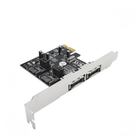 LANSTAR SATA3x2 + ESATAx2 PCI-e 카드 LS-PCIE-2SATA