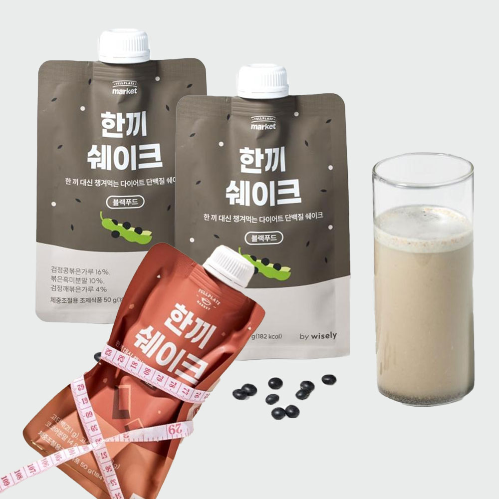단백질쉐이크 프로틴쉐이크 다이어트 쉐이크 블랙푸드 7개 - 메인 이미지