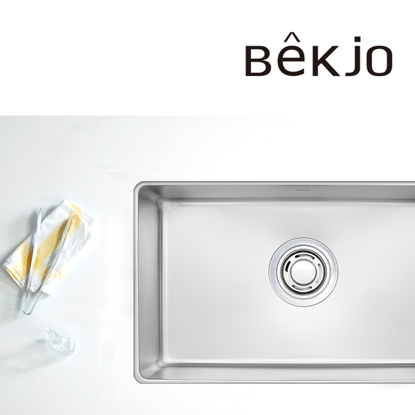 백조씽크 CalmForte 스텐 씽크볼 엠보코팅 1.2T 콰이어트 싱크볼 깜뽀르테 800 세트 - 상품 이미지