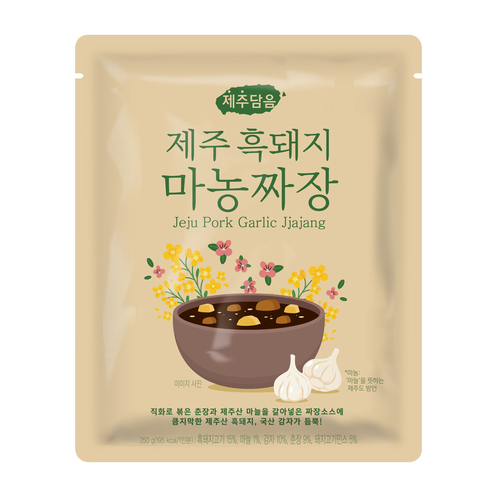 오뚜기 제주담음 제주흑돼지마농짜장 250g