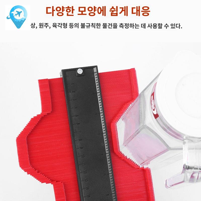 모서리 커팅 데코타일 가이드 기둥 모양자르기 바닥 - 상세 이미지 2