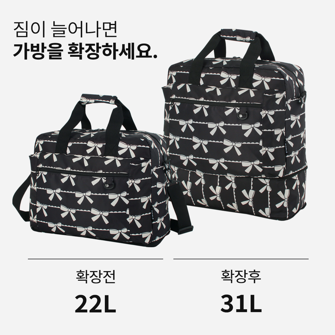 제이월드 캐리온 확장형 보스턴백 캐리어결합 여행더플백 짐가방 (TTK20) - 상세 이미지 2