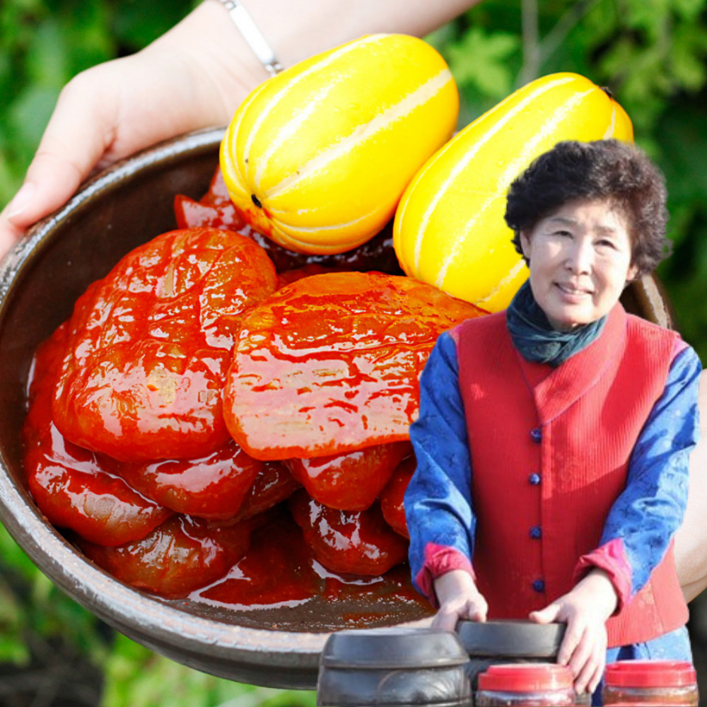 순창 참외장아찌 500g 정성가득 밑반찬 이조전통식품 - 메인 이미지
