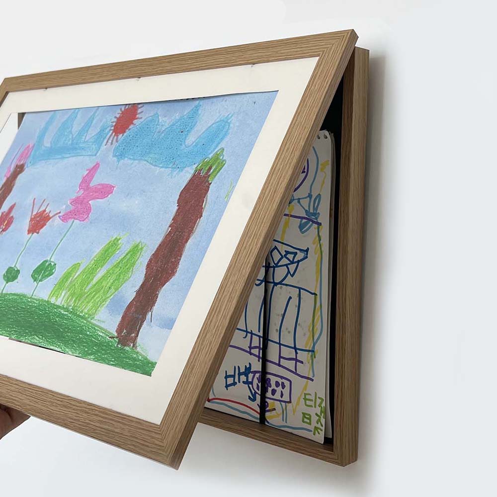 아이 그림 보관 액자 아크릴 키핑액자 A4 - 상품 이미지