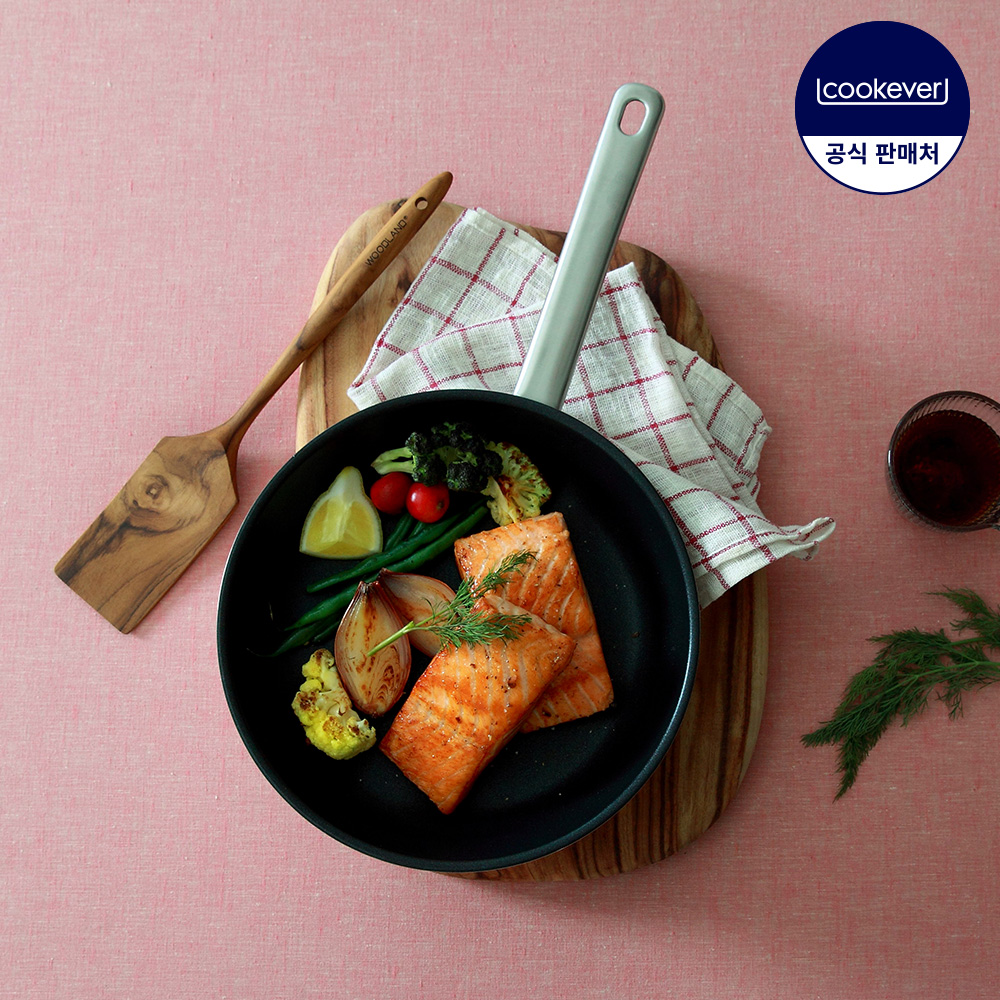 쿡에버 프라임 코팅 인덕션 스텐 프라이팬 20cm / 스텐팬