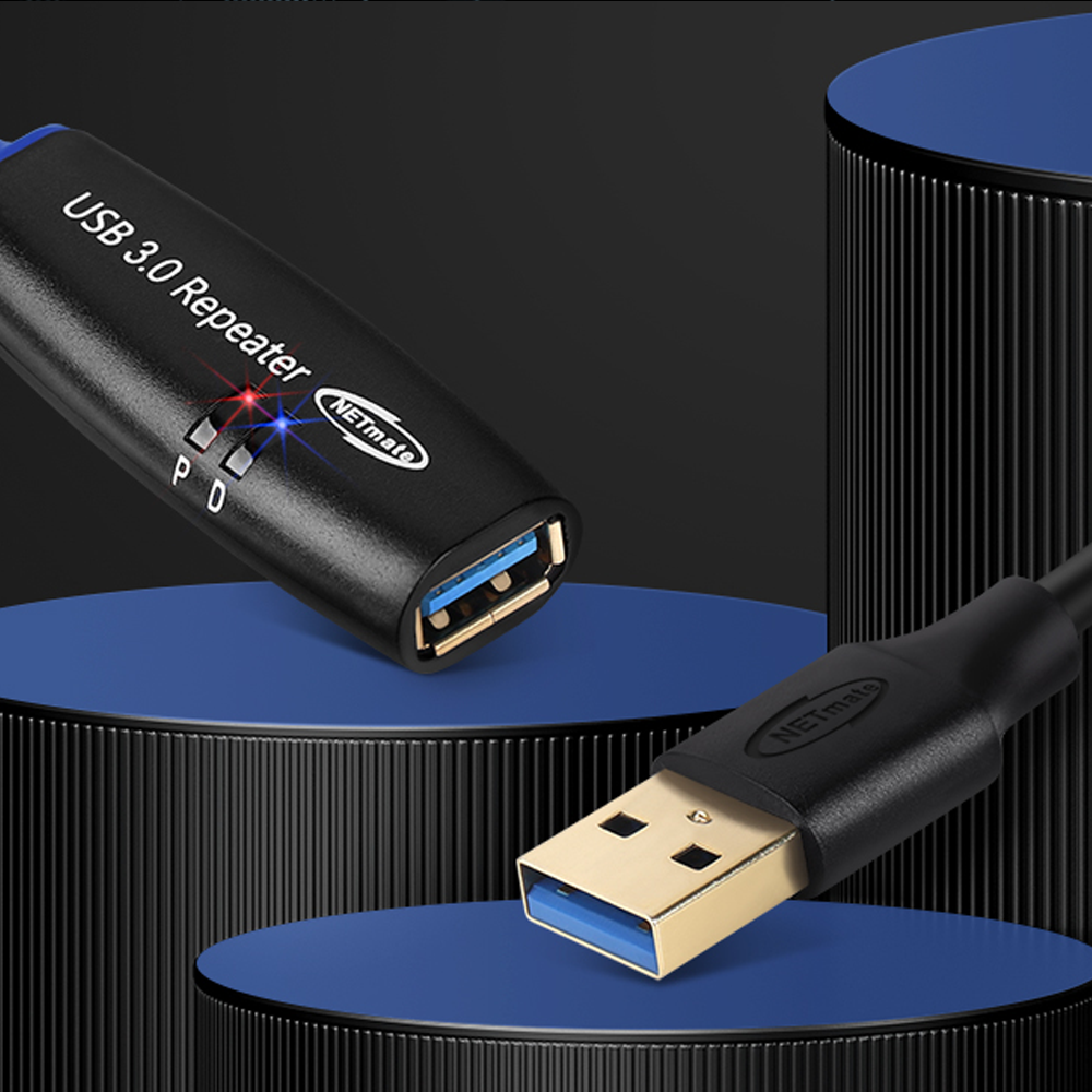 강원전자 넷메이트 USB3.0 연장 리피터 케이블 5m, 1개 - 상세 이미지 4