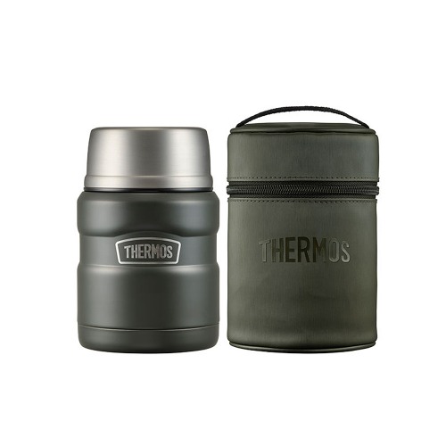 써모스 JCW-505K 보온보냉 도시락통 470ml 보냉백+스푼포함 푸드컨테이너 - 상품 이미지