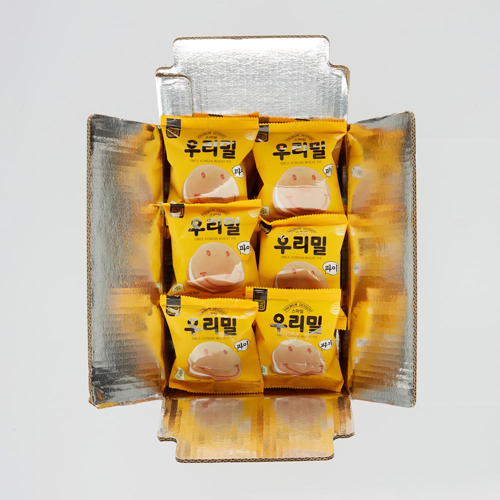 [달광상회] 스마일 우리밀 파이 10입+10입  100% 국산 우리밀 사용 식사대용 아이들 사무실 간식 스우파 - 상세 이미지 4