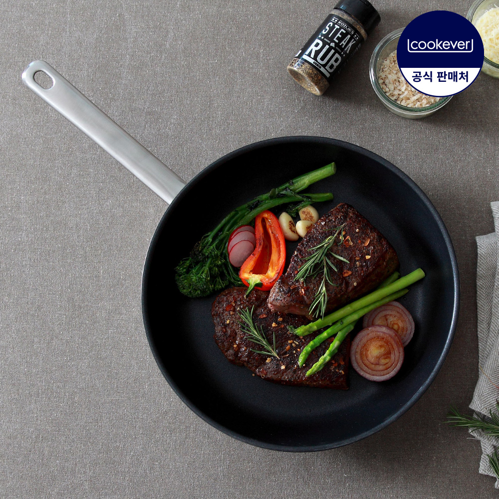 쿡에버 프라임 코팅 인덕션 스텐 프라이팬 20cm / 스텐팬