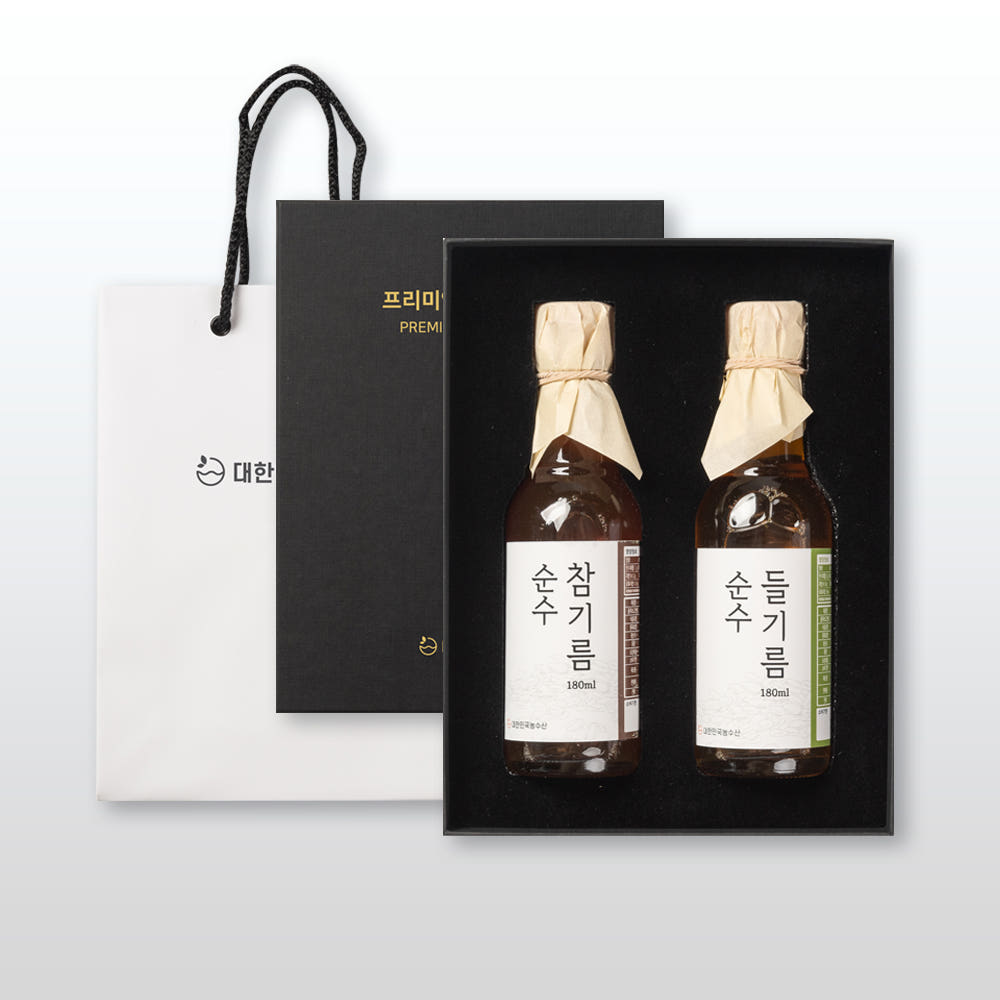 대한민국농수산 참기름 들기름 선물세트