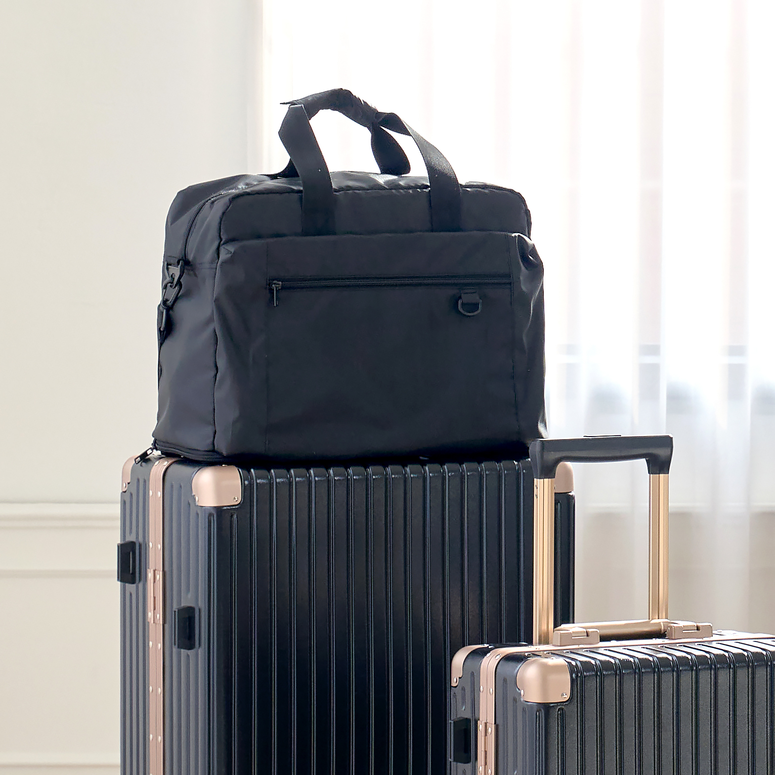 제이월드 캐리온 확장형 보스턴백 캐리어결합 여행더플백 짐가방 (TTK20)