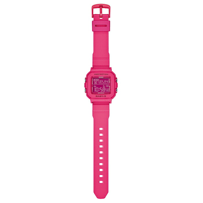 카시오 CASIO 베이비지 스퀘어 핑크 여성 손목 캐주얼 시계 BGD-10K-4JR - 상세 이미지 4