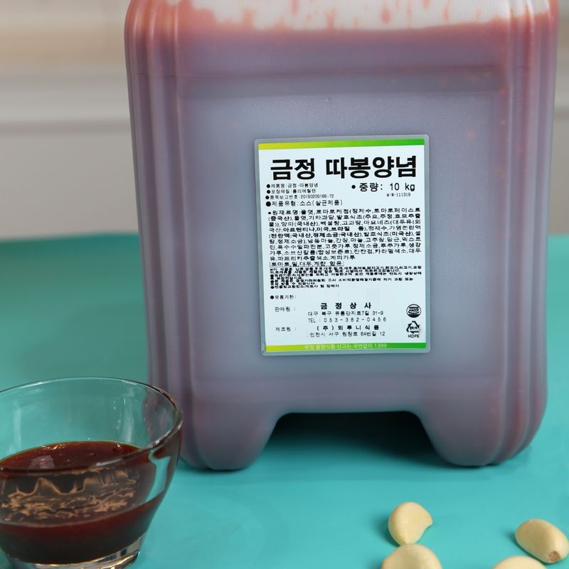 뫼루니식품 양념치킨소스 금정 따봉양념 10KG 모두달콤 : 모두닭집