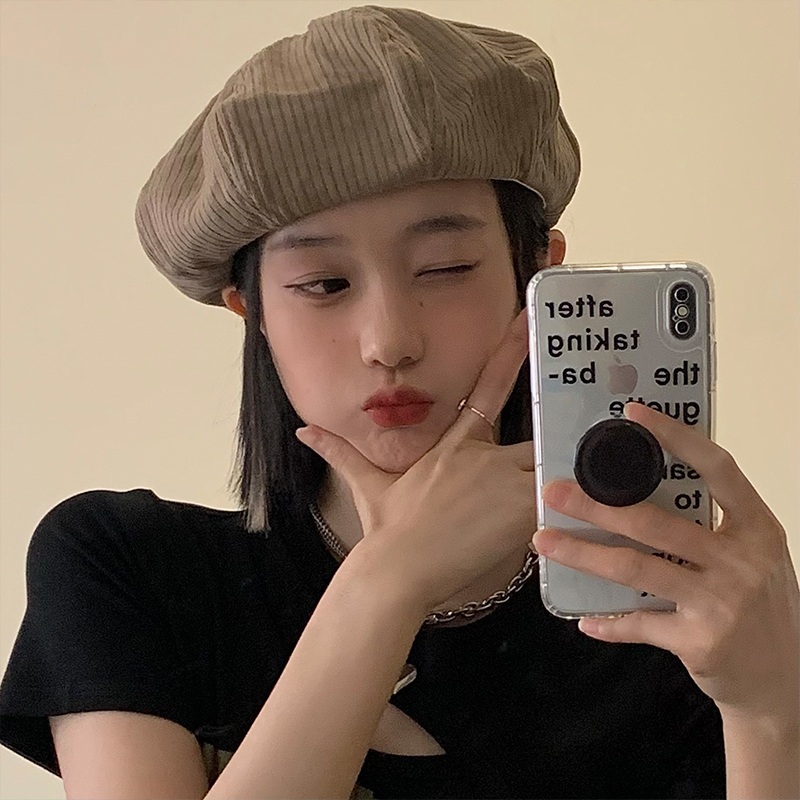 나영석의 지글지글 1화 뉴진스 다니엘 베레모 모자 복고풍 체크 의상 옷 패션 - 상품 이미지