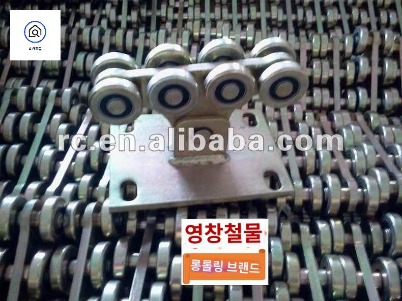 로라 레일 고중력 무레일 롤라 슬라이딩 대문 휠롤러 - 상품 이미지
