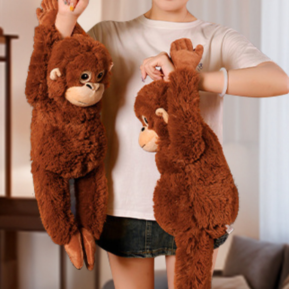 구쯔야 오랑우탄 큰 오랑이 대형 인형 수면 애착인형 선물 66cm 1+1 - 상세 이미지 5