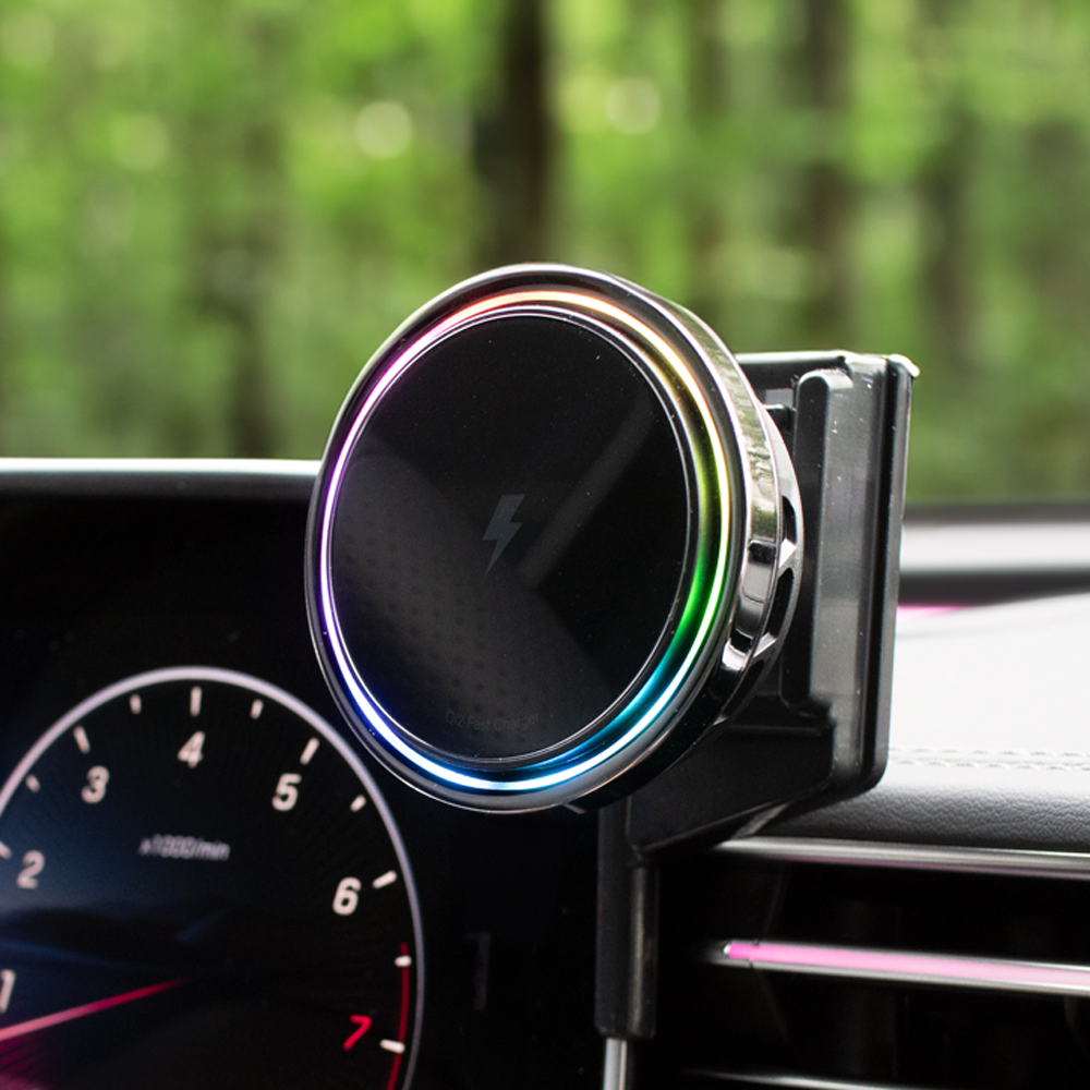 인사이드에디션 HALO Qi2.2 25W 초고속 차량용 맥세이프 무선충전기 냉각쿨링 Qi2.2