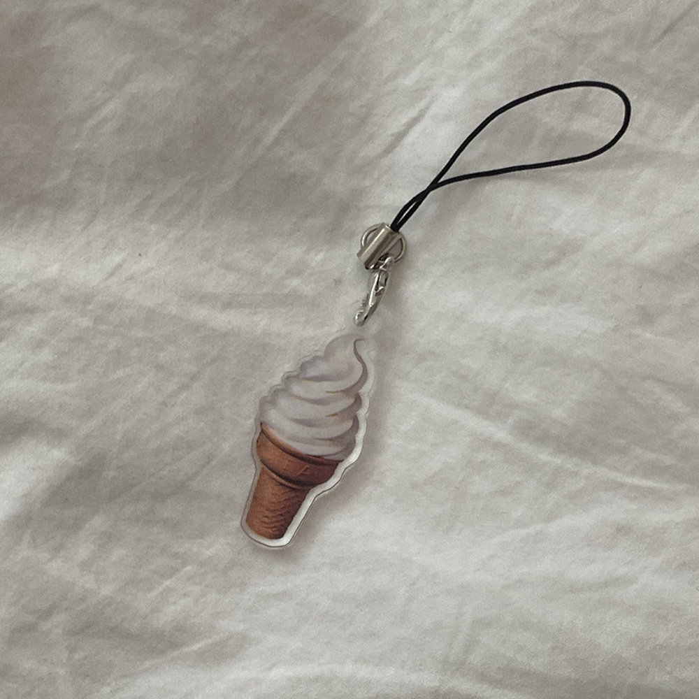 sweet ice cream 줄 키링 고리 핸드폰 스트랩