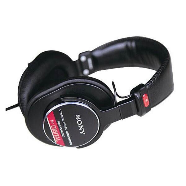 소니 SONY 헤드폰 밀폐형 헤드셋 MDR-CD900ST 블랙 - 상품 이미지
