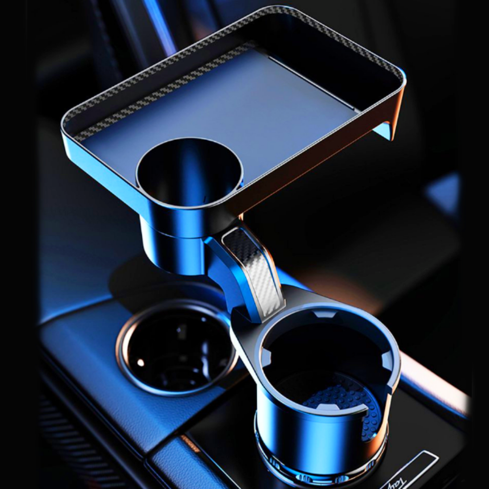 360도회전 차량용회전트레이컵홀더 탈부착식 정리수납간편설치