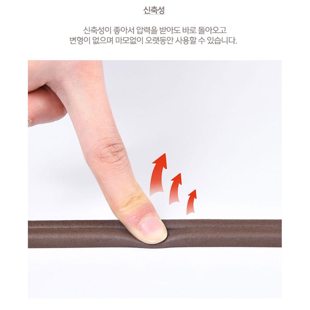 아파트 현관문가스켓 방문방음재 아파트 현관문고무패킹 방풍지 - 상세 이미지 4