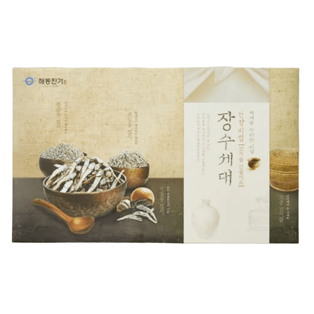 멸치 3종세트 장수세대 960g 명절선물 추석 부모님 선물 건어물 1세트 : 글로리 박스