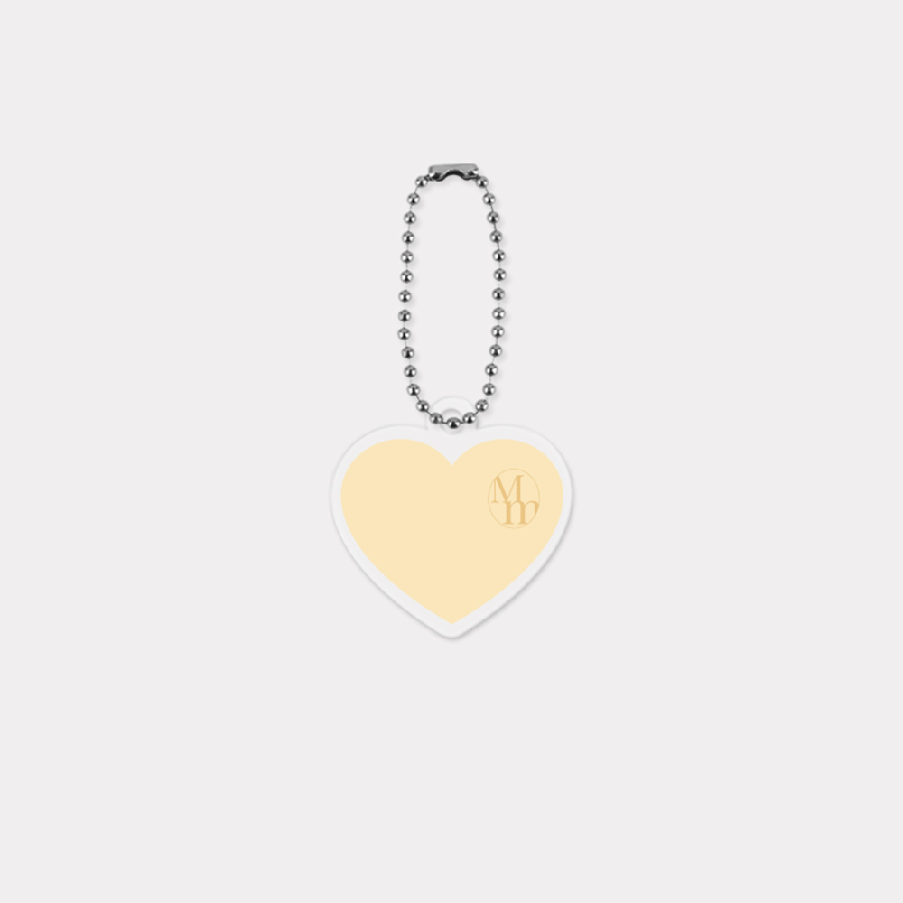 [mm] blossom 무지 핸드폰 스트랩 줄 고리 아크릴 cream yellow