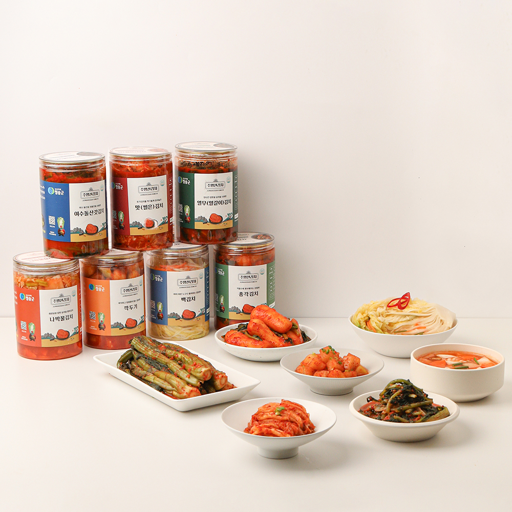 캔 김치 캠핑용 여행용 자취생 국산김치 400g