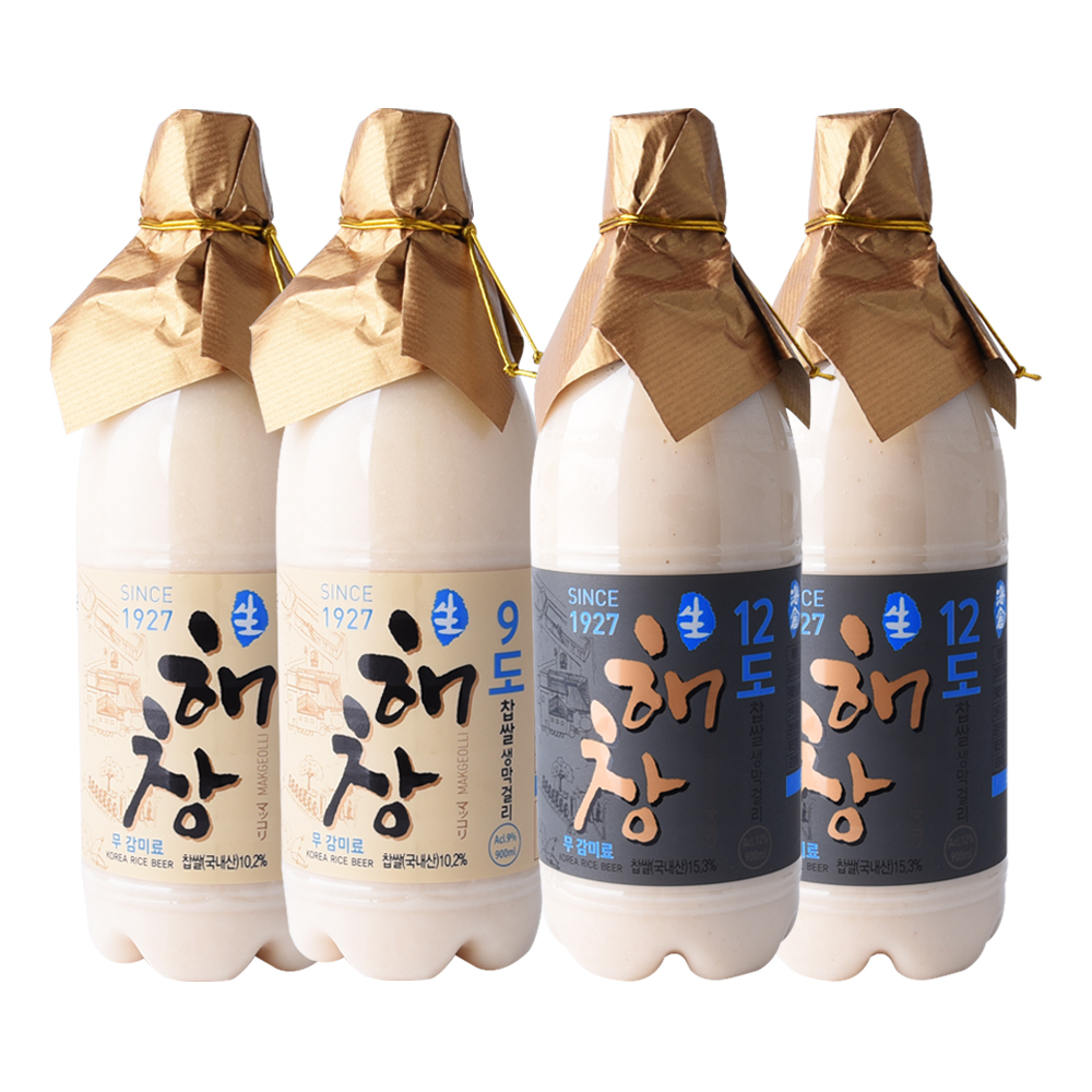 술픽 해창막걸리 세트 9도 2병 12도 2병