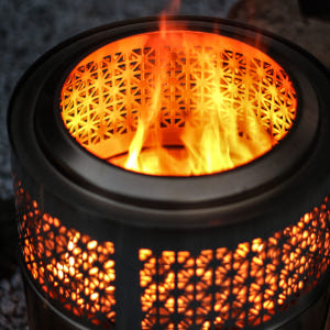 조선땔감 원형 화로대 플레임팟 36 불멍 바베큐그릴 캠핑 이중연소 대형 ... 운동러 솔직 후기 | 실사용 리뷰 - 상품 이미지 3