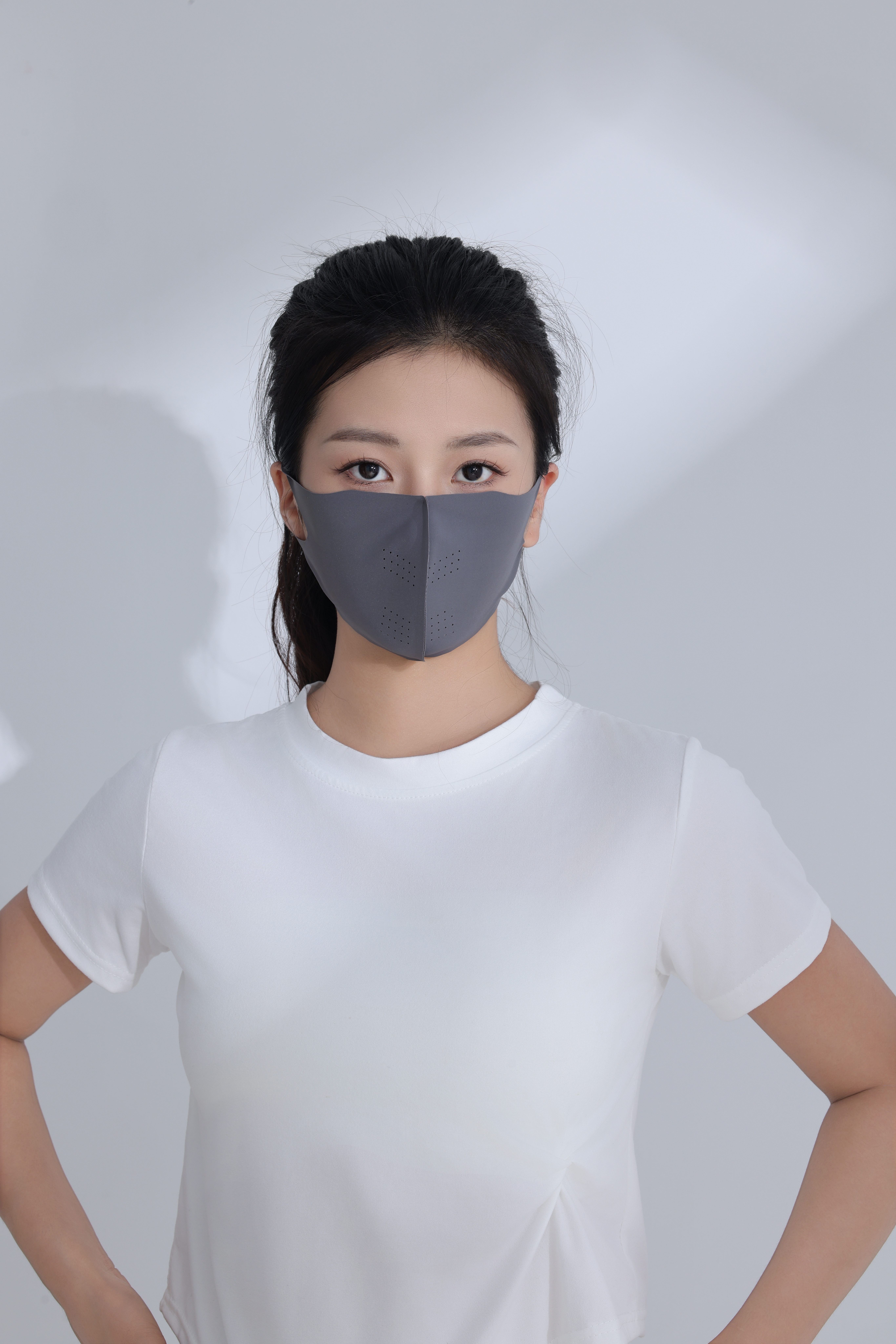 1+1 스탠다드엔 자외선차단마스크 얼굴햇빛가리개 스포츠 쿨 자외선 마스크 - 상세 이미지 2