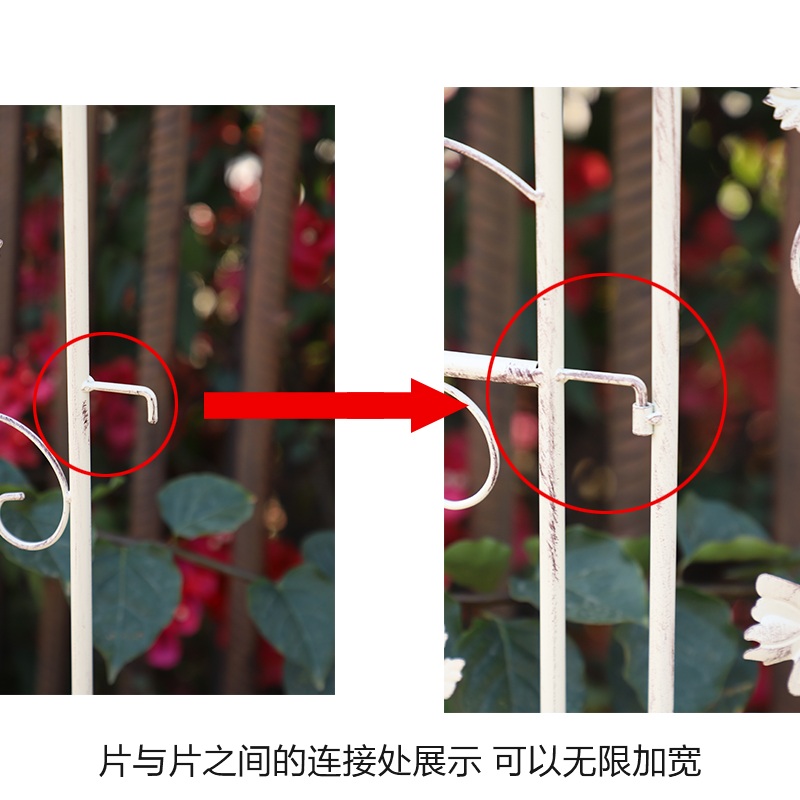 넝쿨 지지대 A형 그린 야외 가드닝 정원 테라스 울타리 장미 철망 철제 프레임 - 상세 이미지 4