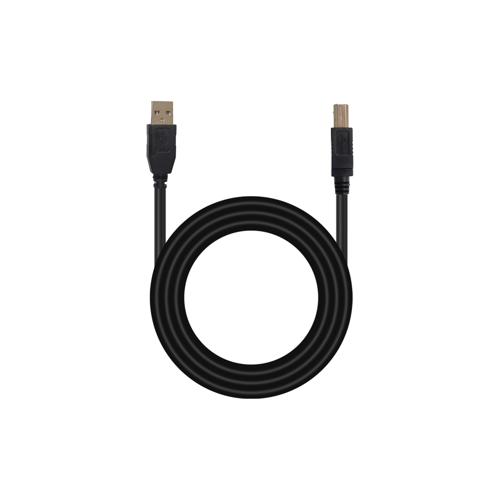 넥스트유 USB 2.0 A to B 데이터 케이블 2m, 1개 - 상품 이미지