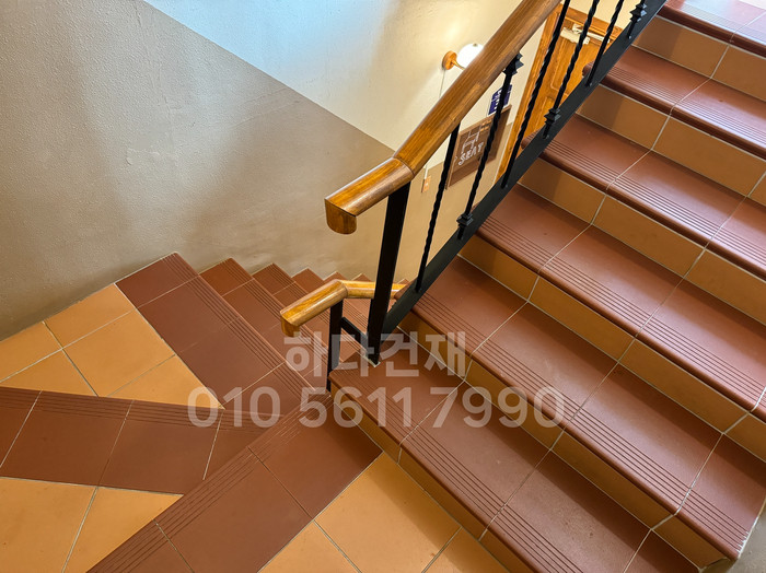 테라코타타일 계단석 레드 / 하다건재 점토타일