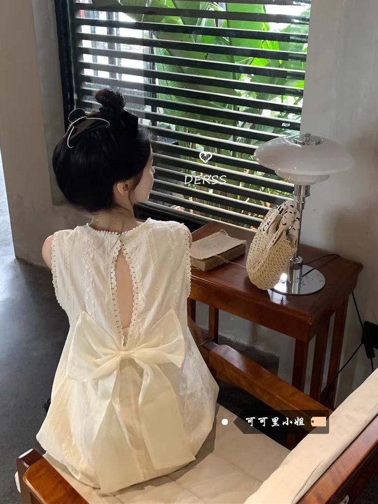 태연 원피스 레이어드 민소매 인스타그램 루즈핏 뒷 트임 의상 옷 패션 - 상품 이미지